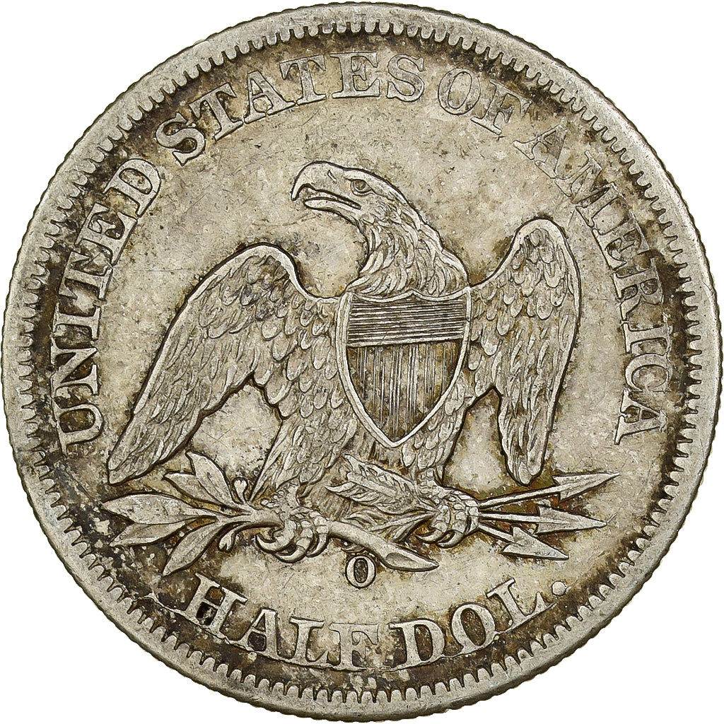 Estados Unidos, Half Dollar, Seated Liberty Half Dollar, 1855, U.S. Mint, Plata