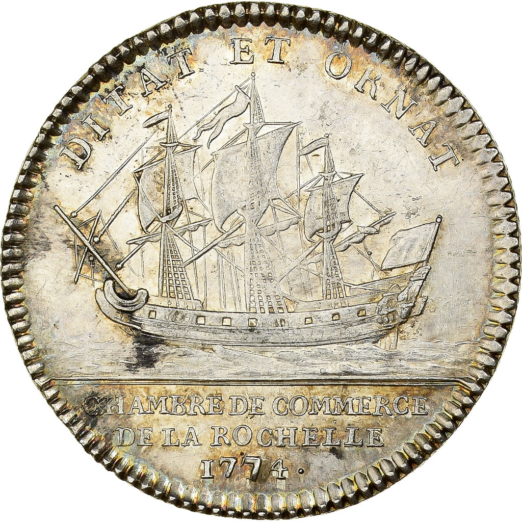 França, Token, Luís XV, Chambre de Commerce de La Rochelle, História, 1774