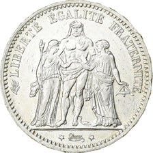 Moneta, Francja, Hercule, 5 Francs, 1874, Paris, AU(50-53), Srebro, KM:820.1