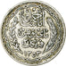 Tunisia, Ahmad Pasha Bey, 20 Francs, 1935/AH1353, Paris, Silver, VF(30-35)