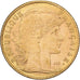 Moneta, Francia, Marianne, 10 Francs, 1910, Paris, Coq, BB+, Oro, KM:846