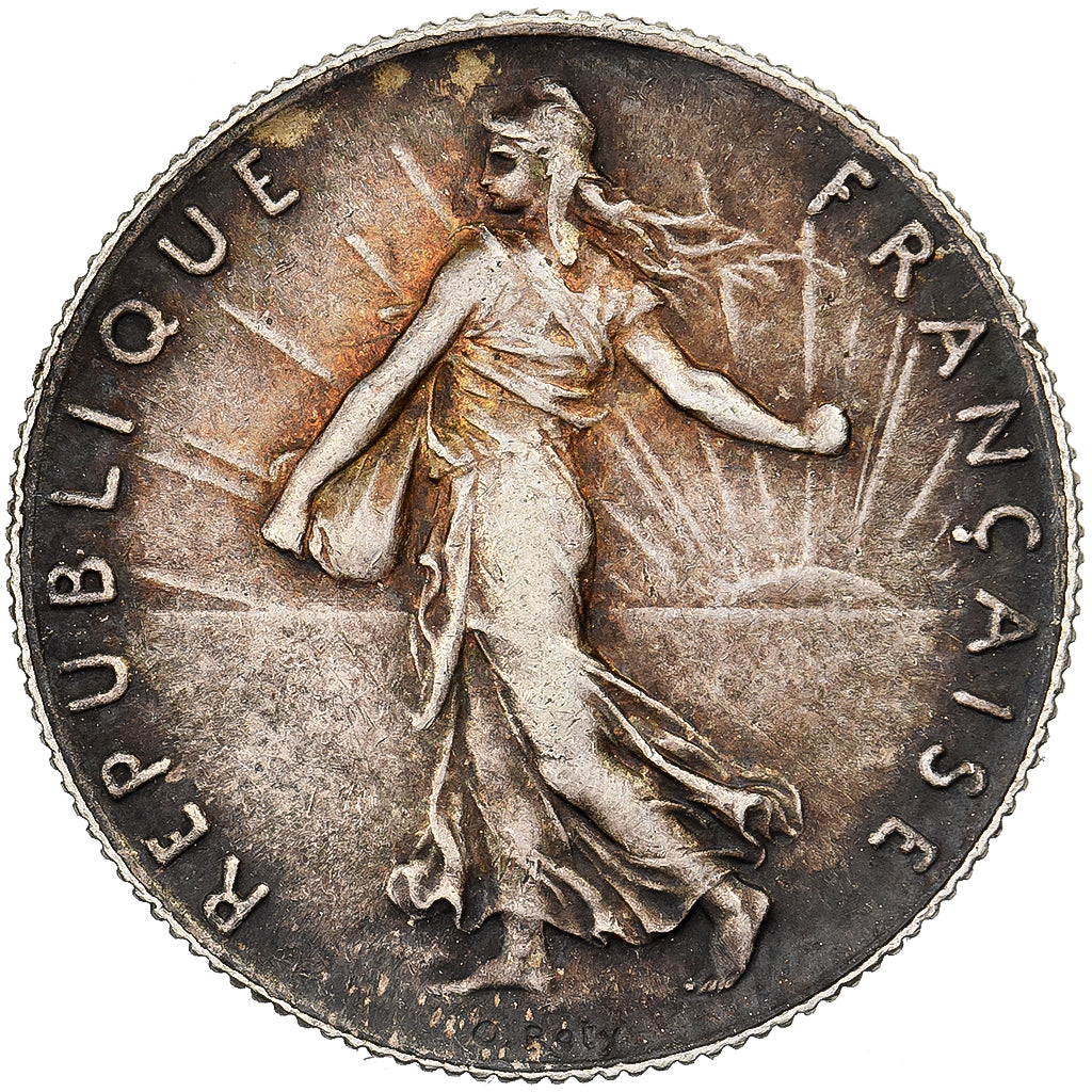 Monnaie, France, Semeuse, 50 Centimes, 1906, Paris, TTB, Argent, Gadoury:420