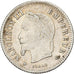 Francia, Napoleon III, 20 Centimes, 1867, Strasbourg, Argento, BB, Gadoury:309