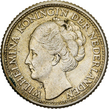Netherlands, Wilhelmina I, 25 Cents, 1944, Philadelphia, Silver, EF(40-45)