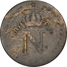 Francja, 10 Centimes, Napoléon I, 1808, Toulouse, Bilon, VF(20-25)