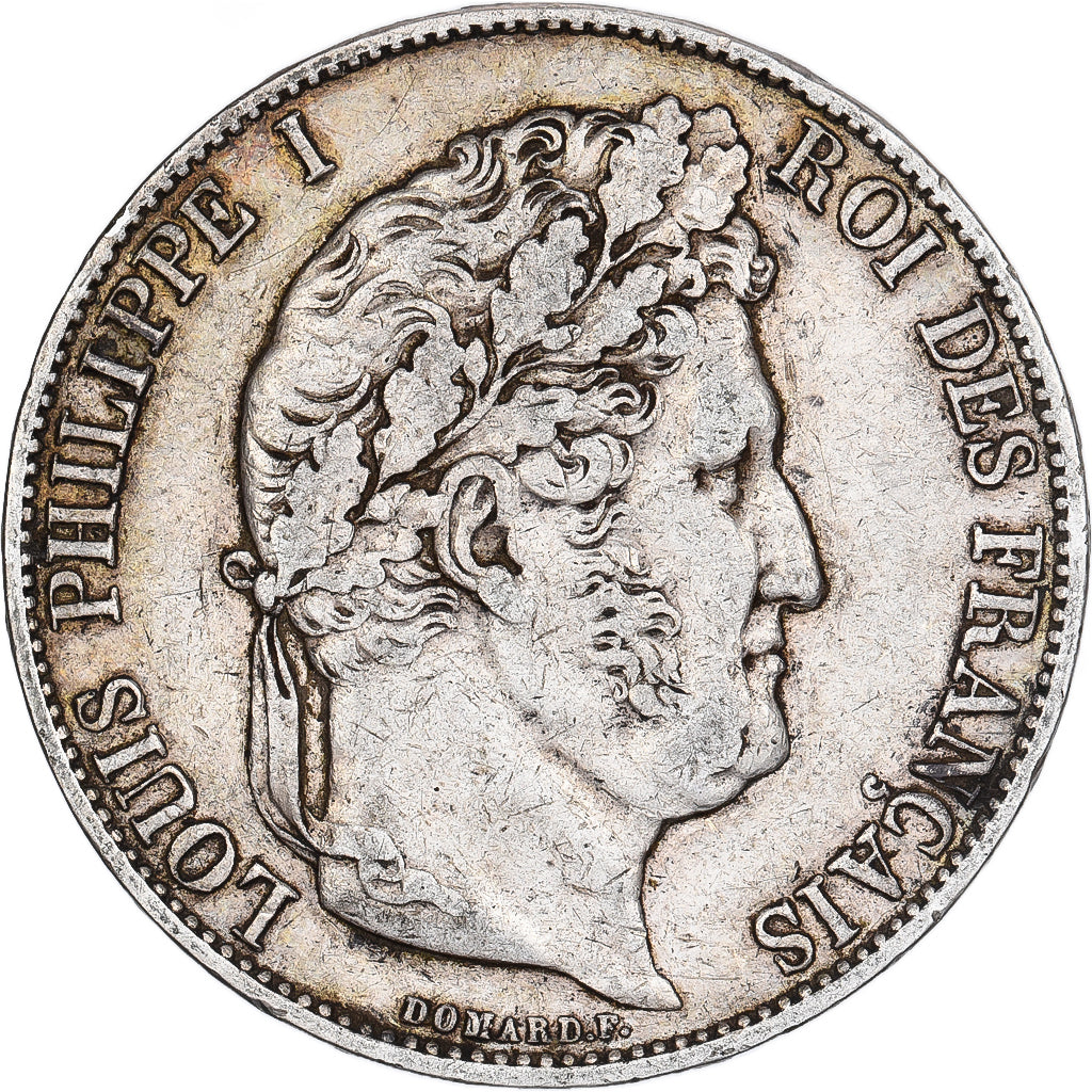 Münze, Frankreich, Louis-Philippe, 5 Francs, 1847, Bordeaux, SS, Silber