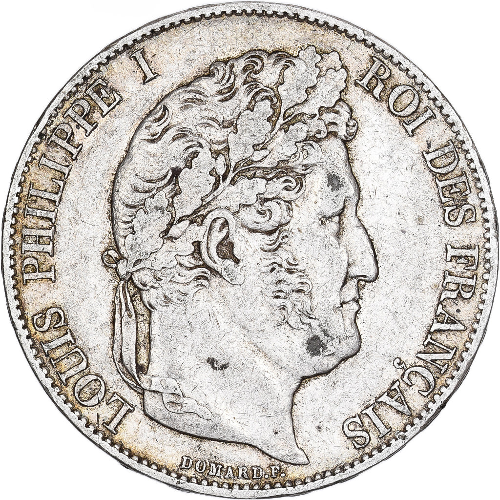 Coin, France, Louis-Philippe, 5 Francs, 1847, Paris, VF(30-35), Silver