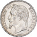 Francia, Napoleon III, 5 Francs, 1868, Strasbourg, Plata, MBC+, Gadoury:739