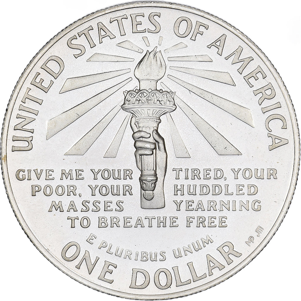 United States, 1 Dollar, 1986, San Francisco, KM #214, MS(65-70), Silver, 38.1,.