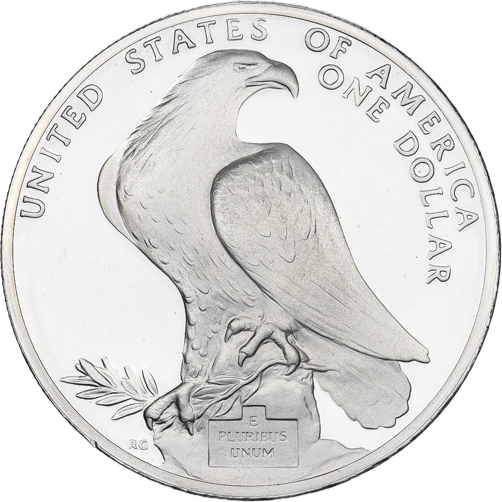 USA, One Dollar, Olympiades, 1984, San Francisco, BE, Srebro, AU(55-58), KM:171