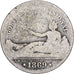 Spain, Provisional Government, Peseta, 1869, Madrid, VG(8-10), Silver, KM:652