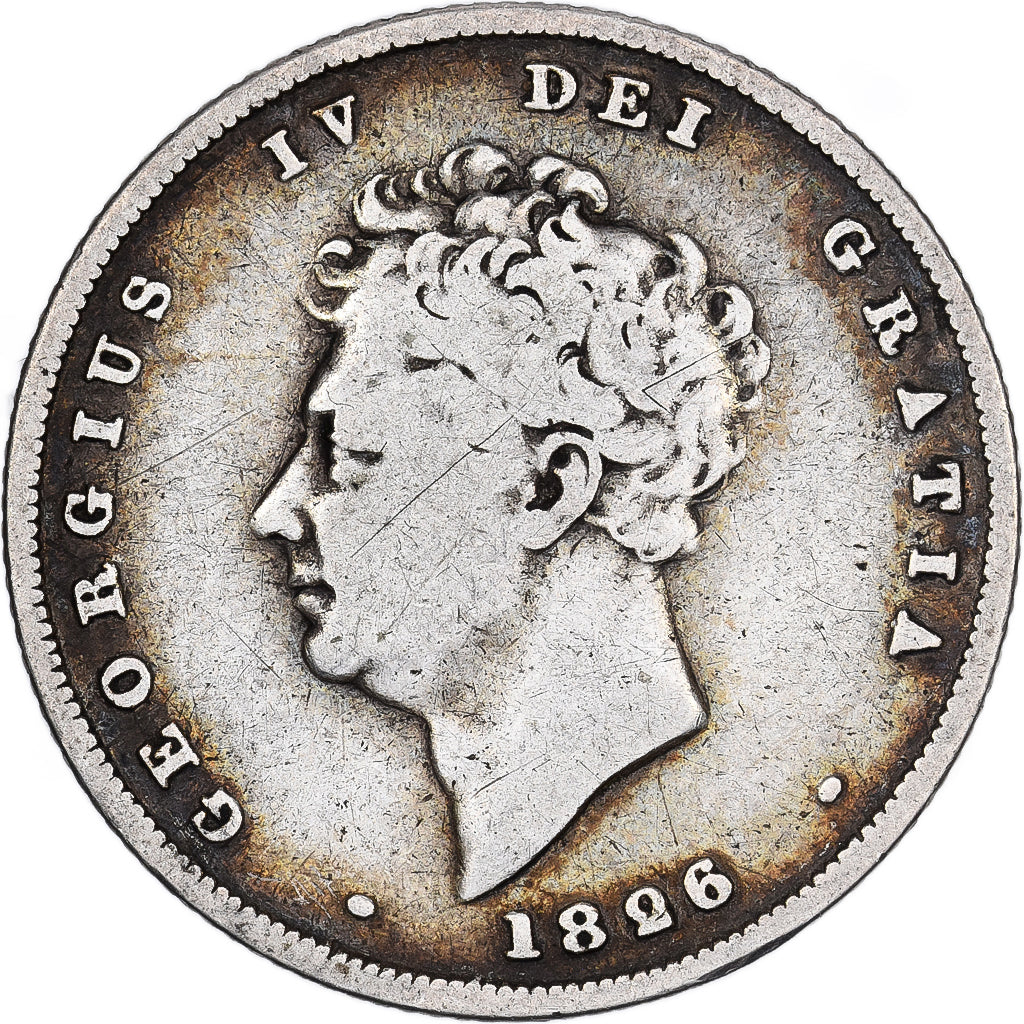 Großbritannien, George IV, Shilling, George IV, 1826, British Royal Mint