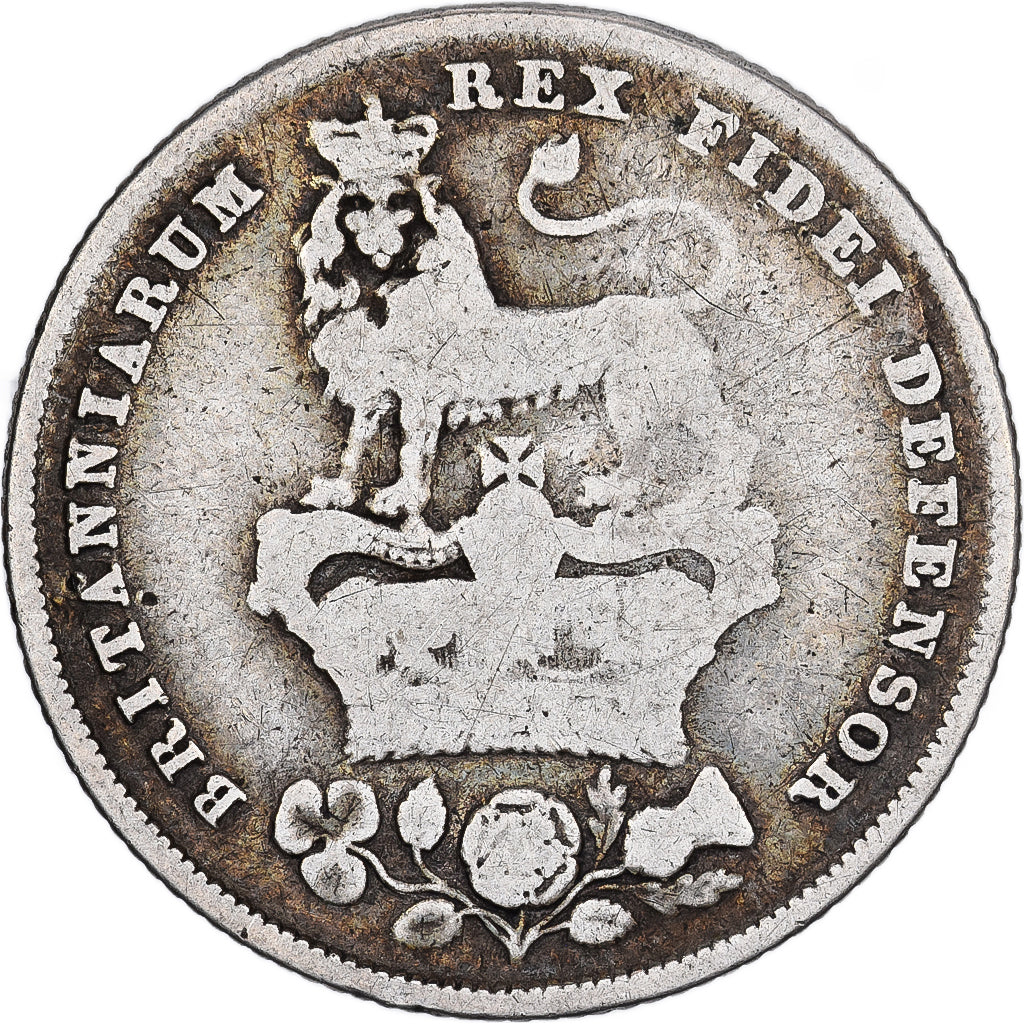Großbritannien, George IV, Shilling, George IV, 1826, British Royal Mint