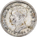 Moneta, Spagna, Alfonso XIII, 50 Centimos, 1904 (04), Madrid, BB+, Argento