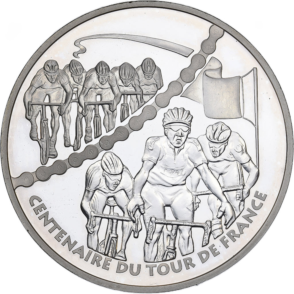 France, 1-1/2 Euro, 2003, Paris, Tour de France, KM:1323