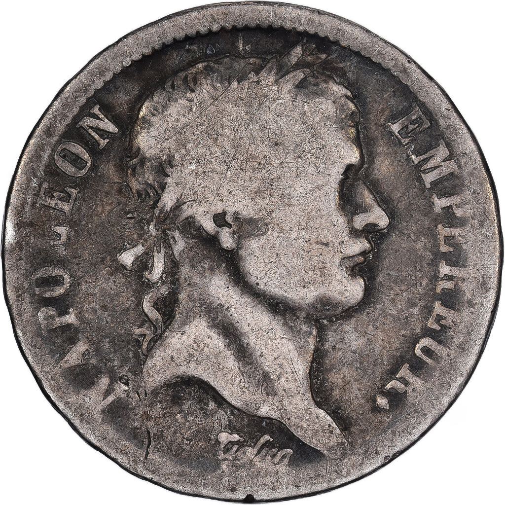 França, Napoleon I, 2 Francs, 1811, Paris, Prata, VF(20-25), Gadoury:501