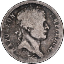 Francia, Napoleon I, 2 Francs, 1811, Paris, Plata, BC+, Gadoury:501, KM:693.1