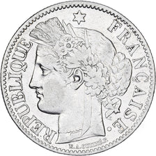 Francia, Cérès, 2 Francs, 1881, Paris, MB+, Argento, KM:817.1, Gadoury:530a