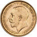 Australia, George V, 1/2 Sovereign, 1915, British Royal Mint, Gold, AU(55-58)