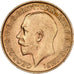 GREAT BRITAIN, 1/2 Sovereign, 1912, KM #819, AU(55-58), Gold, 3.98