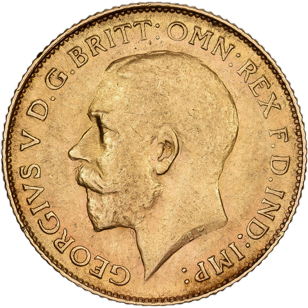 Południowa Afryka, George V, 1/2 Sovereign, 1925, Pretoria, Złoto, AU(50-53)