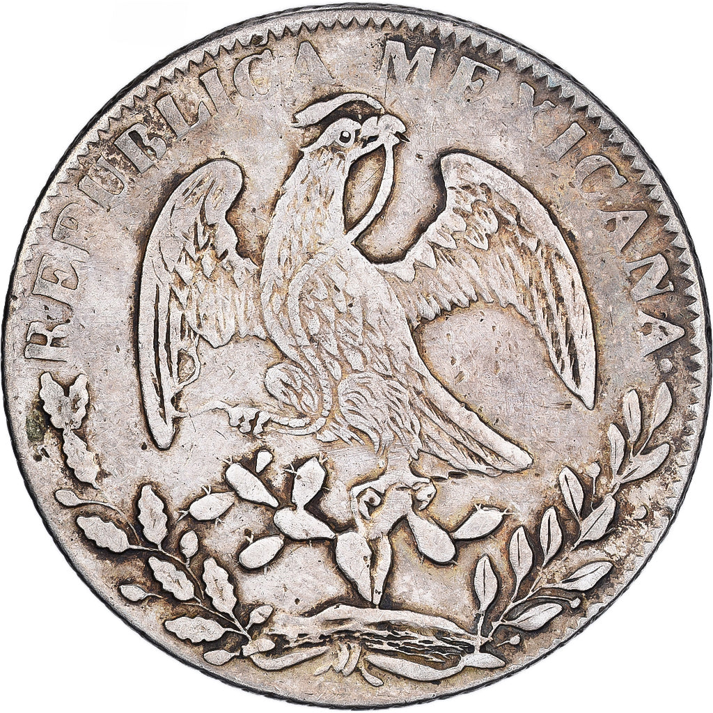 Mexico, 8 Reales, 1846, Mexico, Zilver, FR, KM:377.4