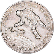 USA, Token, American's first man to wolk in the Space Gemini 4, 1965, Srebro