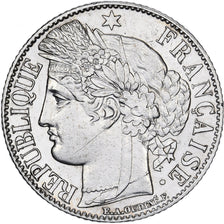 Moneda, Francia, Cérès, Franc, 1887, Paris, MBC+, Plata, KM:822.1