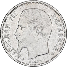 Francia, Napoleon III, Napoléon III, Franc, 1859, Paris, MB+, Argento, KM:77...