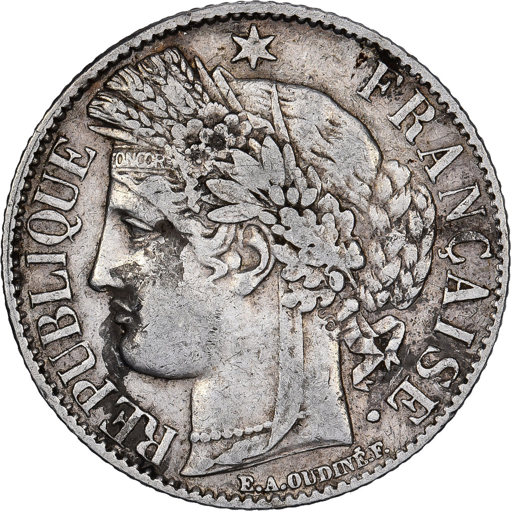 Francia, Cérès, Franc, 1888, Paris, MB+, Argento, KM:822.1, Gadoury:465a