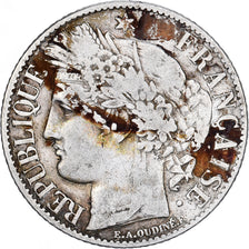 Francia, Cérès, Franc, 1895, Paris, BC+, Plata, KM:822.1, Gadoury:465a