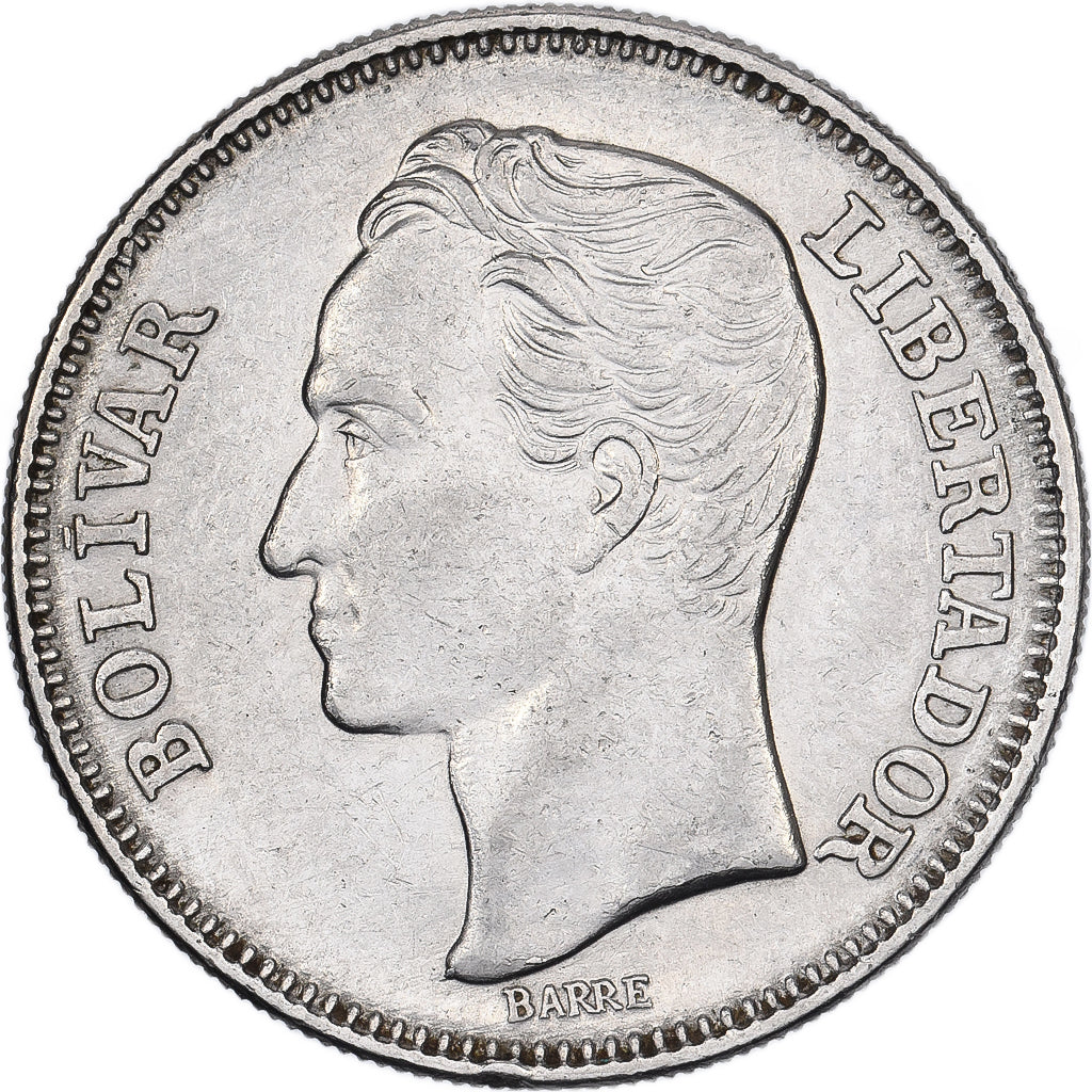 Venezuela, Bolivar, 1967, Nickel, SS+