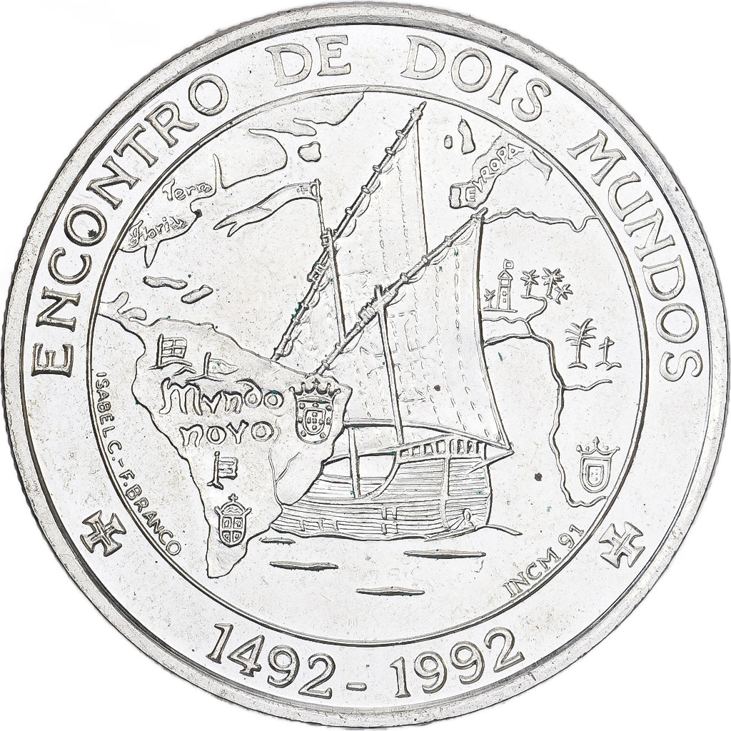 Portugal, 1000 Escudos, 1992, Lisbonne, Argent, SUP+, KM:657