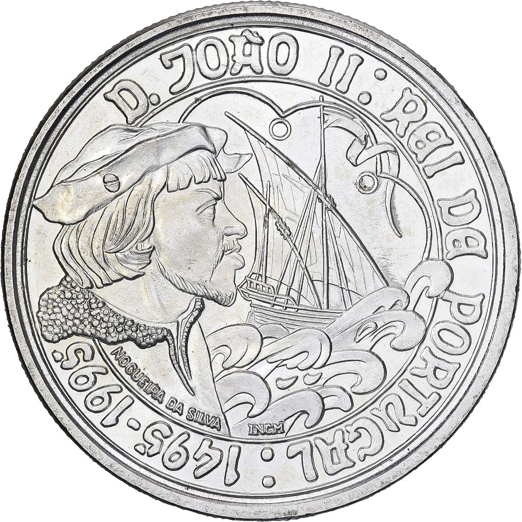 Münze, Portugal, 1000 Escudos, 1995, Lisbon, UNZ, Silber, KM:685
