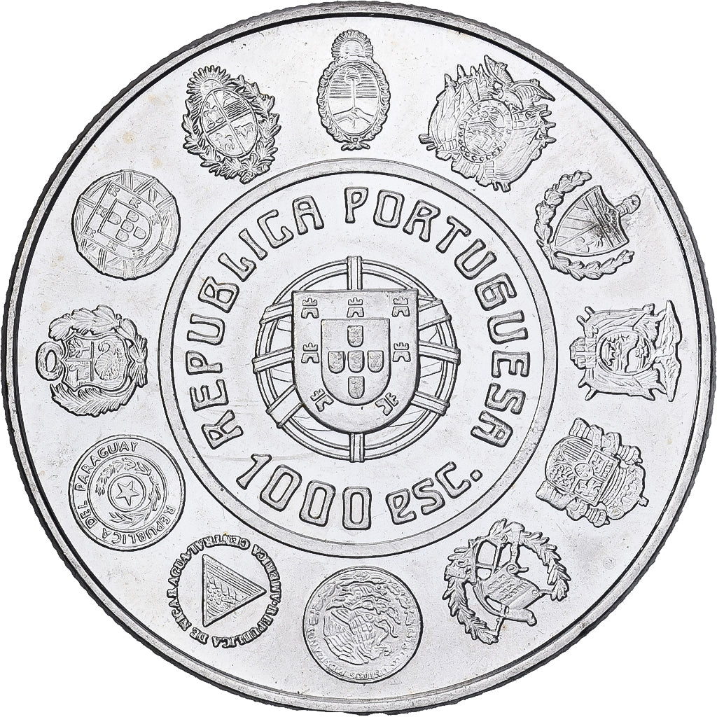 Moneta, Portogallo, 1000 Escudos, 1997, SPL, Argento, KM:704