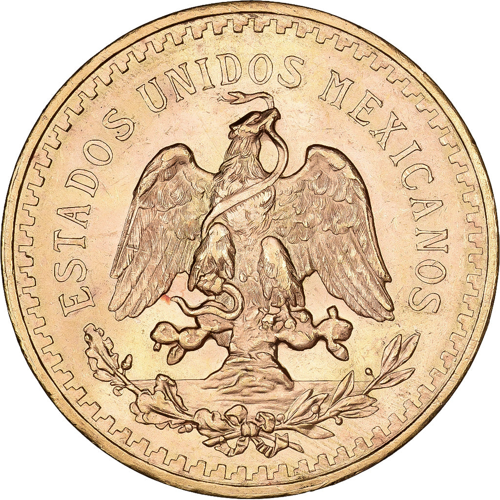 Mexique, 50 Pesos, 1943, Mexico City, Or, TTB+, KM:482