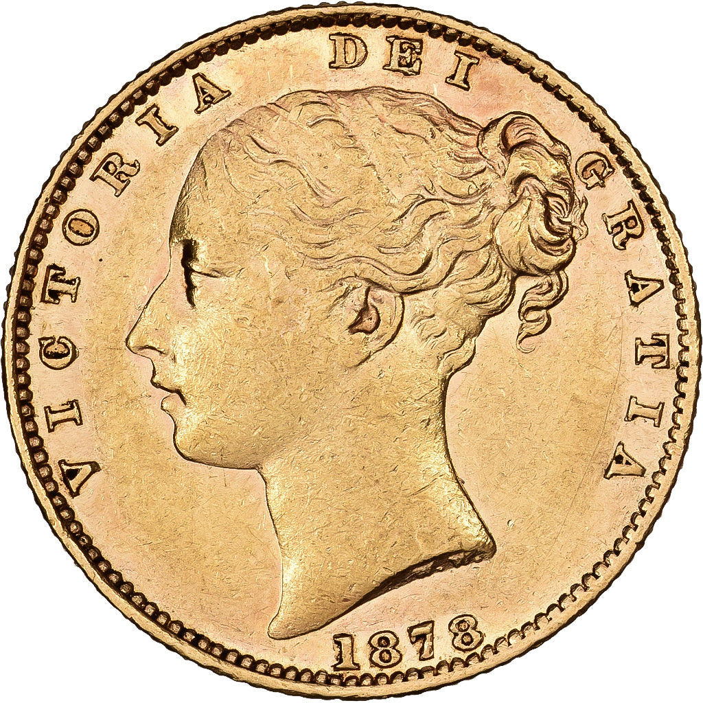 Australia, Souverain, 1878, Sydney, KM #6, AU(55-58), Gold, 7.98