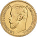 Russie, Nicholas II, 5 Roubles, 1897, St. Petersburg, Or, TTB+, KM:62