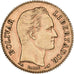 Venezuela, 20 Bolivares, 1910, Gold, KM:32