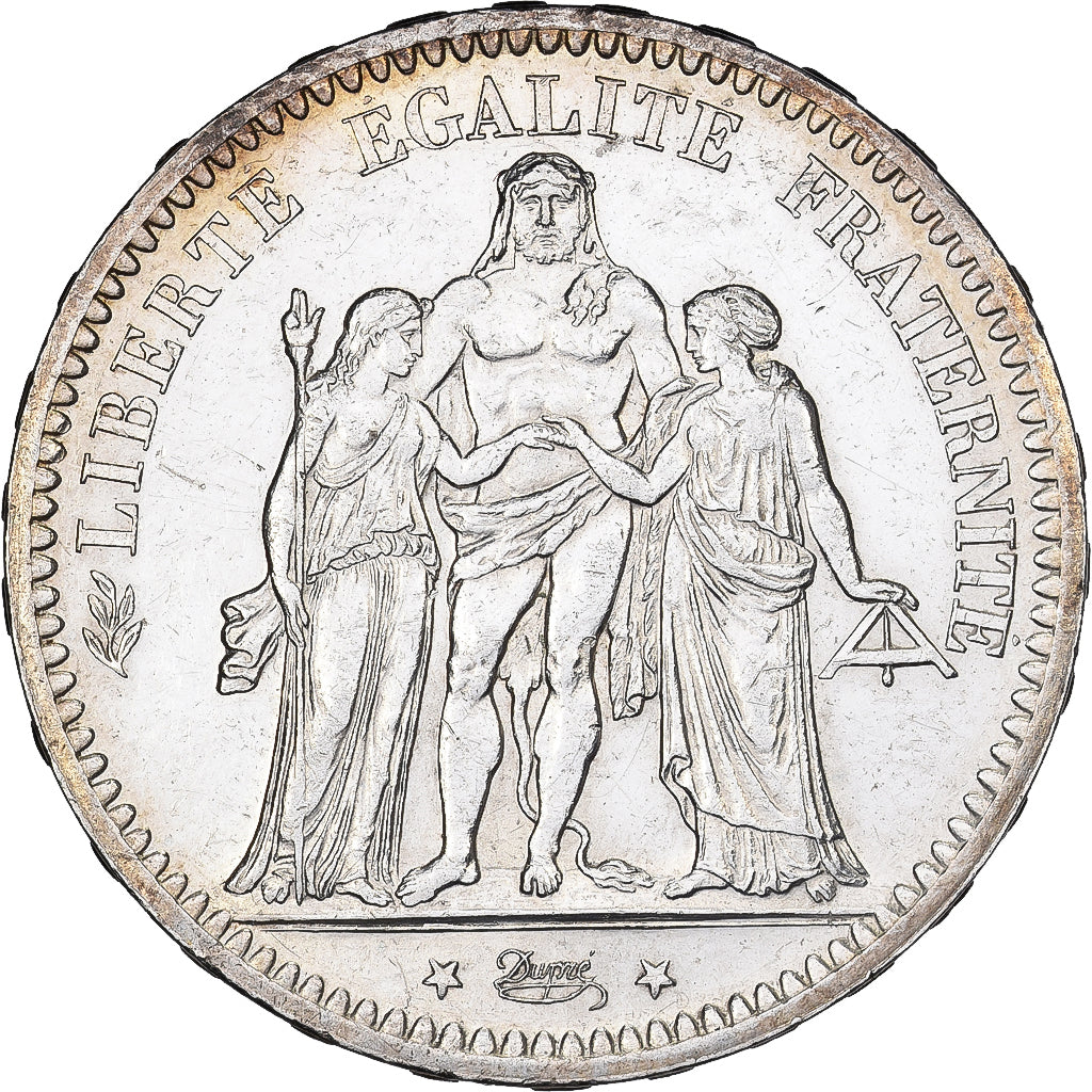 France, Hercule, 5 Francs, 1873, Paris, AU(50-53), Silver, KM:820.1