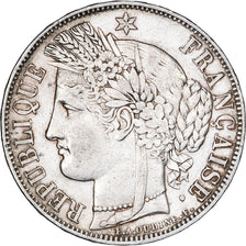 Monnaie, France, Cérès, 5 Francs, 1850, Paris, TTB, Argent, Gadoury:719