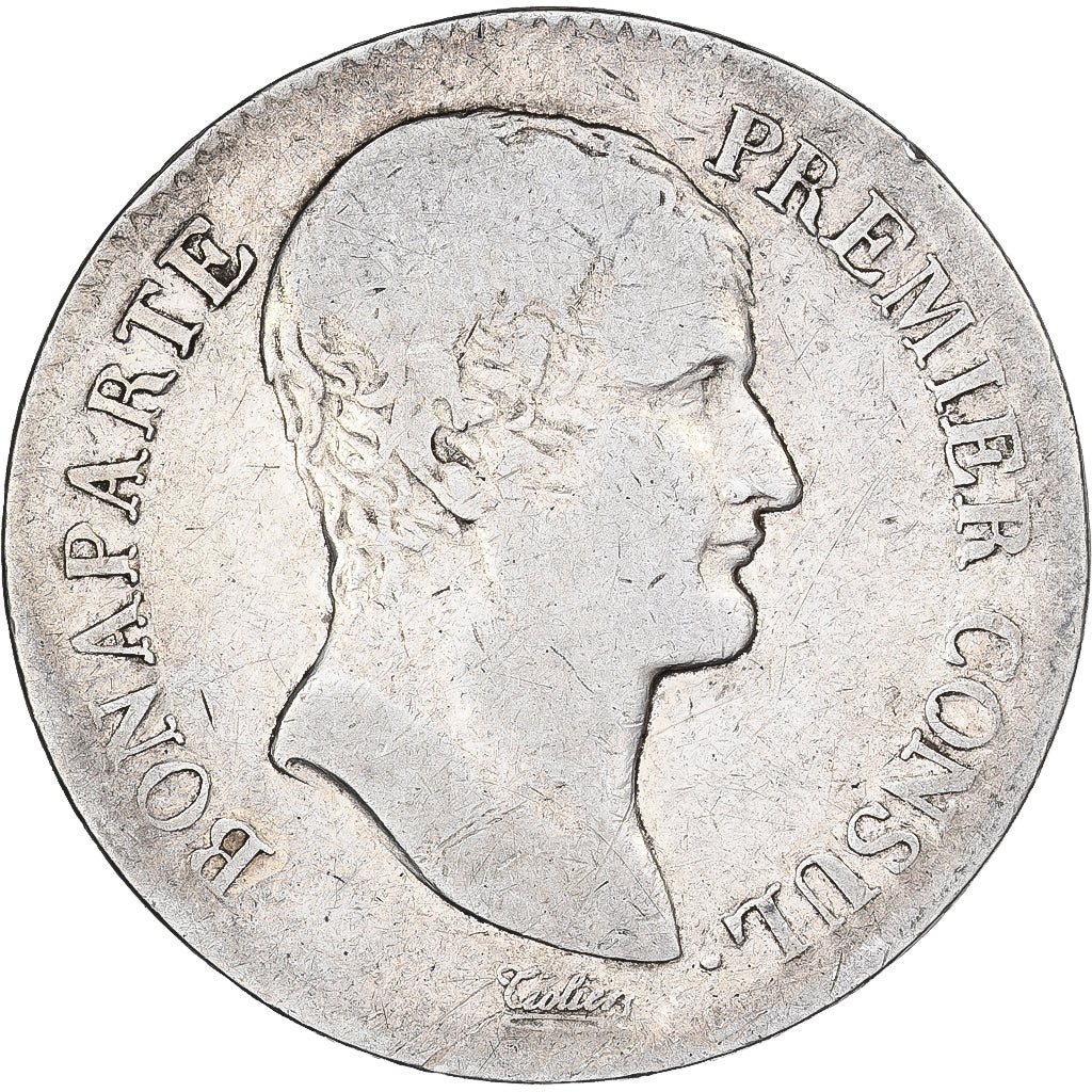Moneta, Francia, Napoleon I, 5 Francs, An XI, Paris, B+, Argento, Gadoury:577