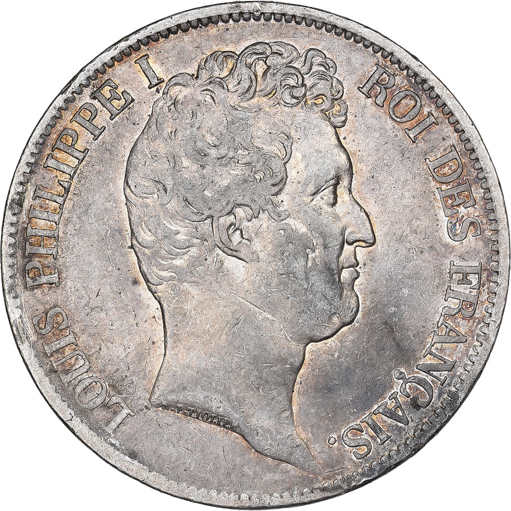 Francja, 5 Francs, Louis-Philippe, 1831, Paris, Srebro, EF(40-45), Gadoury:676