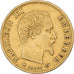 Frankrijk, Napoleon III, 5 Francs, Napoléon III, 1859, Strasbourg, Goud, ZF