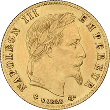 Frankreich, Napoleon III, 5 Francs, Napoléon III, 1865, Strasbourg, Gold, SS