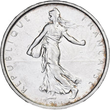 France, Semeuse, 5 Francs, 1966, Paris, AU(50-53), Silver, KM:926, Gadoury:770