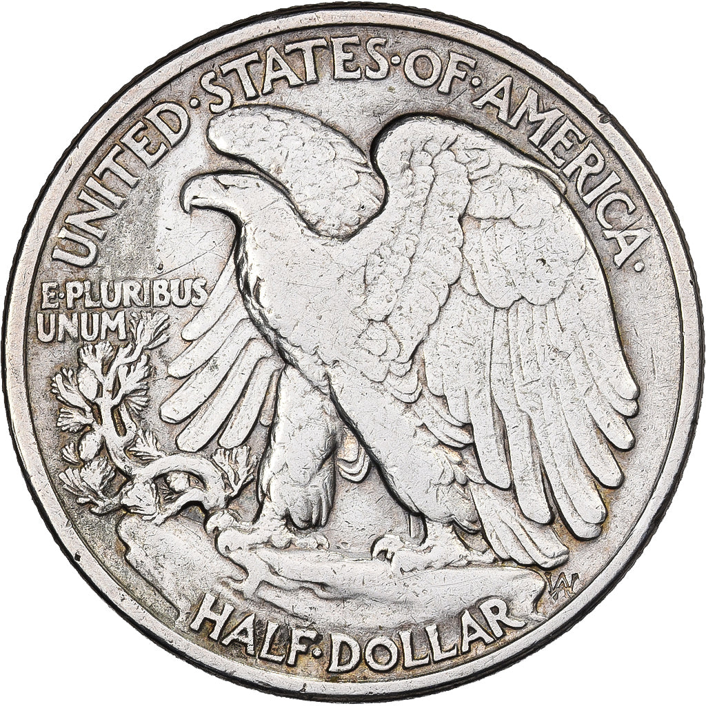 USA, Half Dollar, 1943, Philadelphia, Srebro, VF(30-35), KM:142