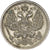 Rusia, Nicholas II, 20 Kopeks, 1916, Plata, MBC, KM:22a.2