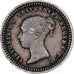 Verenigd Koninkrijk, Victoria, 1 1/2 Pence, 1843, London, Zilver, ZF