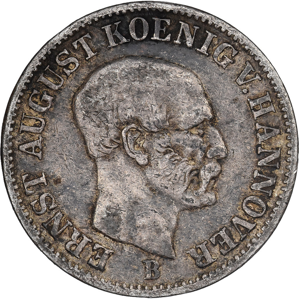 Stati tedeschi, HANNOVER, Ernst August, 1/12 Thaler, 3 Mariengroschen, 1851